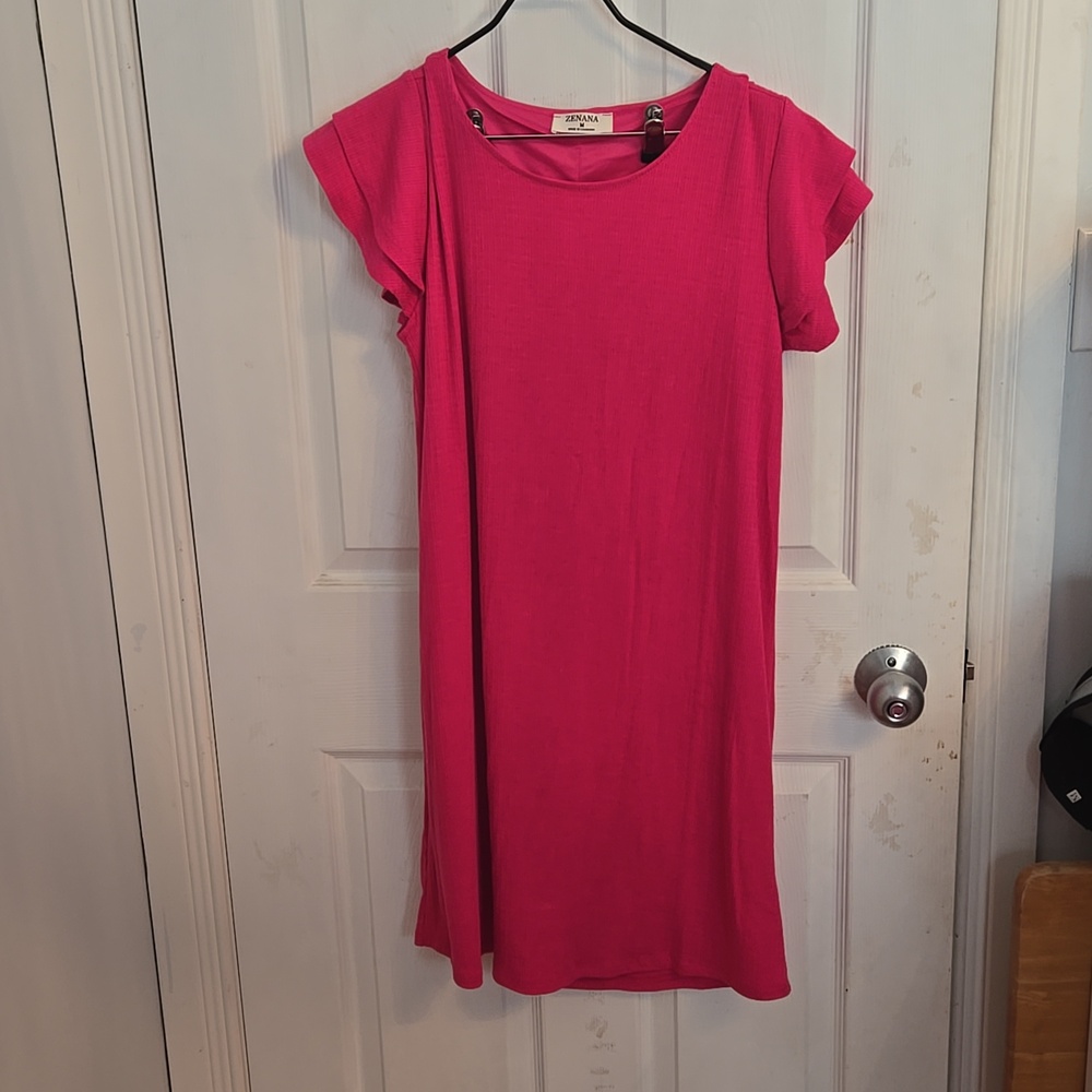 Zenana Outfitters Pink Dress